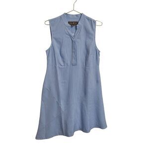 Elizabeth & Clarke Sleeveless Striped Dress, Stain Tech Pockets Sleeveless 6